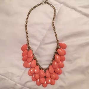 Pink statement necklace